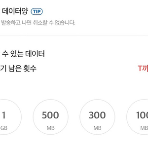 SKT 데이터 1기가 2000원, 2기가 3900원 판매