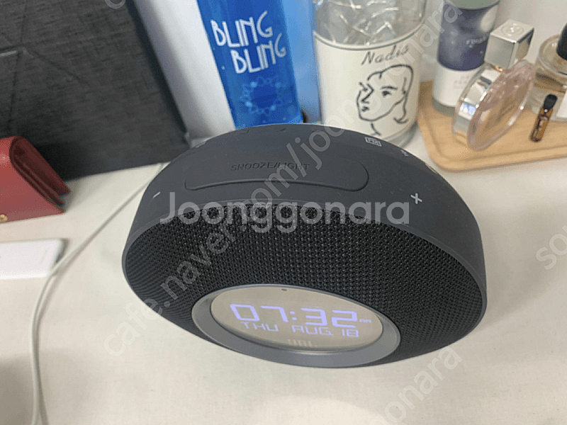 JBL 호라이즌 블루투스 스피커 시계 무드등 라디오 기...--1