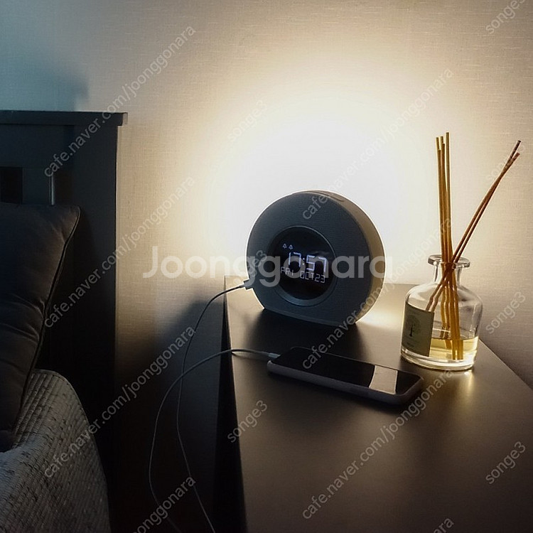 JBL 호라이즌 블루투스 스피커 시계 무드등 라디오 기...--0