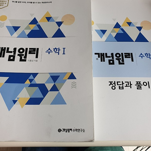 개념원리 수학1 해설지포함 과외용으로 2000원에 급처합니다~