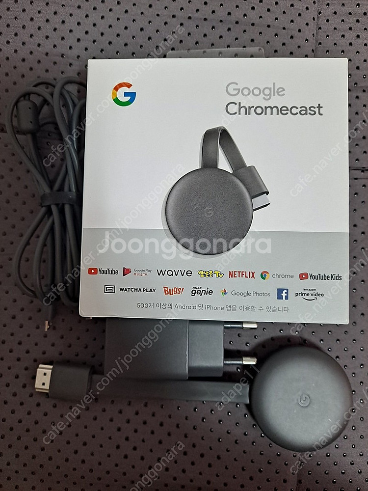 크롬캐스트 3 풀박스 판매합니다.--0