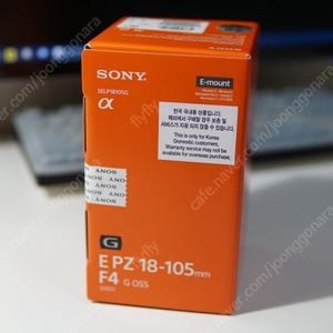 SONY 공홈 정품 18-105 mm F4 G OSS 미개봉