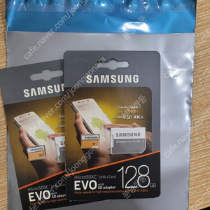 삼성 에보 evo tf카드 메모리카드 128gb 아답터포함