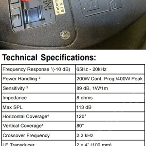 EV EV8D 4.2 스피커