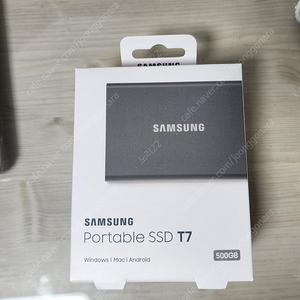 삼성 SSD T7 신품(미개봉) 500G 팝니다.