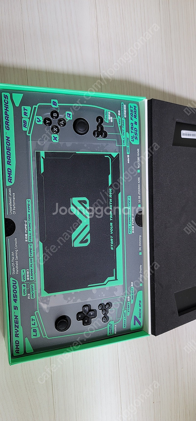 아야네오 4500u 512G 부품새거교체 팝니다.--6
