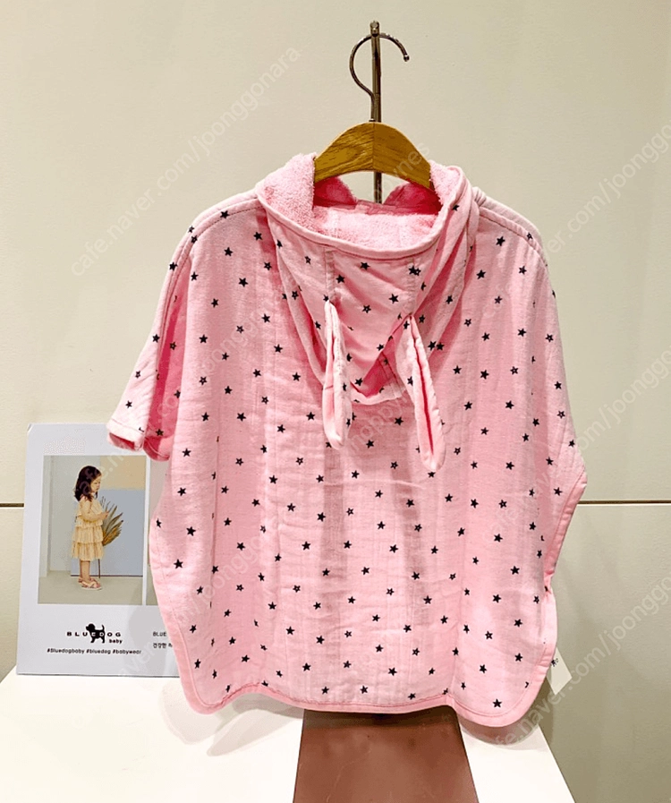  새제품 블루독 목욕 가운, 비치가운 겸용 핑크, 블루 선물로 좋습니다 블루독정품 이미지