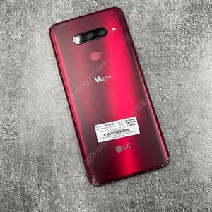 LG V40 128기가 레드 초미세 파손 기능정상 6만원 판매합니다