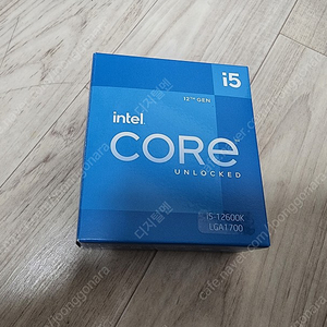 인텔 i5 12600k(정품) 2개월사용(34만원)