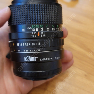 후지논 55mm 1.6 55.6 수동렌즈 + 후지 미러리스 x 마운트 어댑터 팝니다.