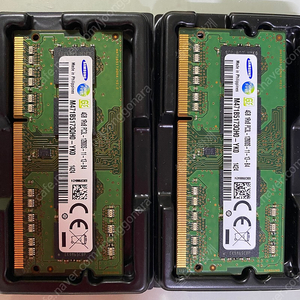 노트북 램 DDR3 4gb 두개 팔아요