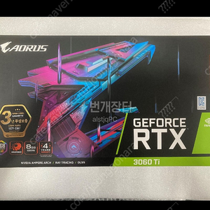 박스 RTX3060ti기가바이트 어로스 엘리트