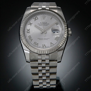 [판매] 롤렉스 데이저스트 datejust 36 116234 로듐 로만인덱스 (2019년 스탬핑)