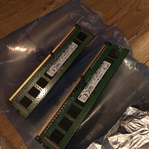 Pc용 삼성 램 ddr3 12800 4g x 2ea(2개) / 4기가 삼성램 / 피시용