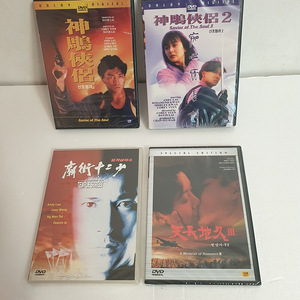 유덕화 영화 4편 dvd /모두 비닐째 미개봉