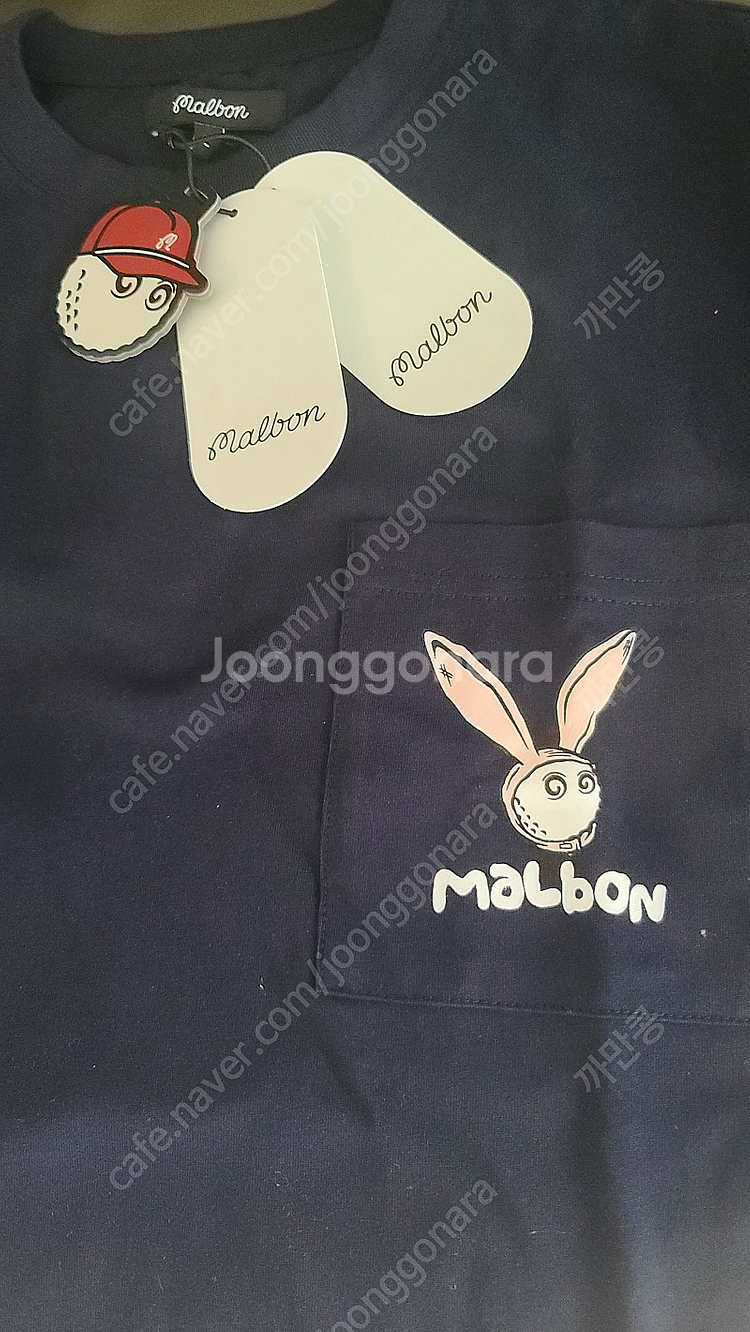 말본 래빗 포켓 티셔츠 새상품(정품)--2