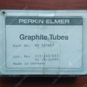 Perkin Elmer Graphite Tubes Part No. BO 505057