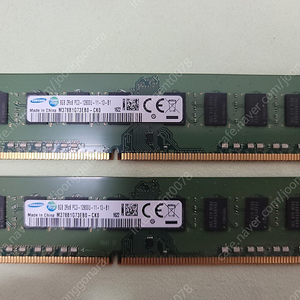 삼성전자 정품 램 양면 DDR3 8GB 2개 팝니다. (각2만)