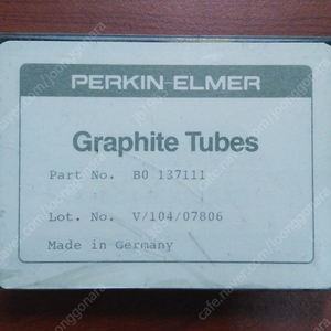 PERKIN ELMER Graphite Tubes Part No. B0 137111