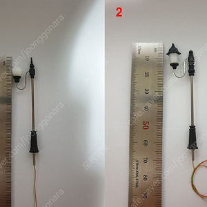 건축모형 미니어쳐 가로등, 무선 리모콘 세트 팝니다.