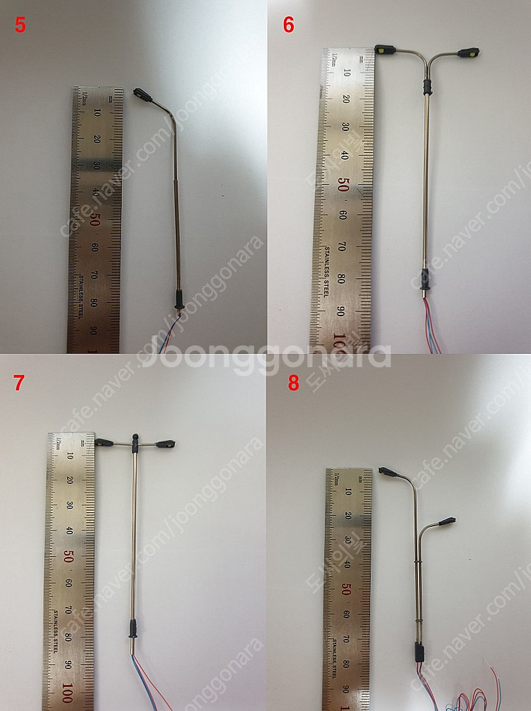 건축모형 미니어쳐 가로등, 무선 리모콘 세트 팝니다.--2