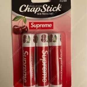 슈프림 챕스틱 Supreme Chapstick Red (3 Pack)
