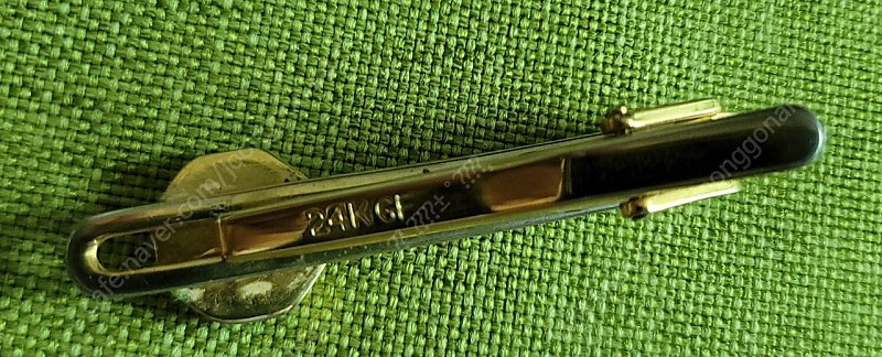 24KGF 도금 넥타이핀 3개와 커프스1개 이미지