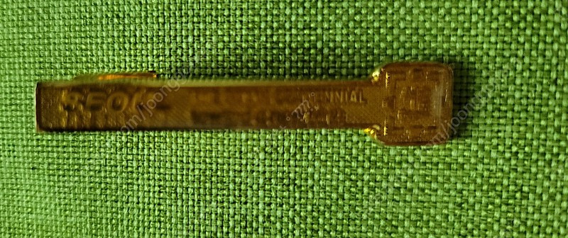 24KGF 도금 넥타이핀 3개와 커프스1개 이미지