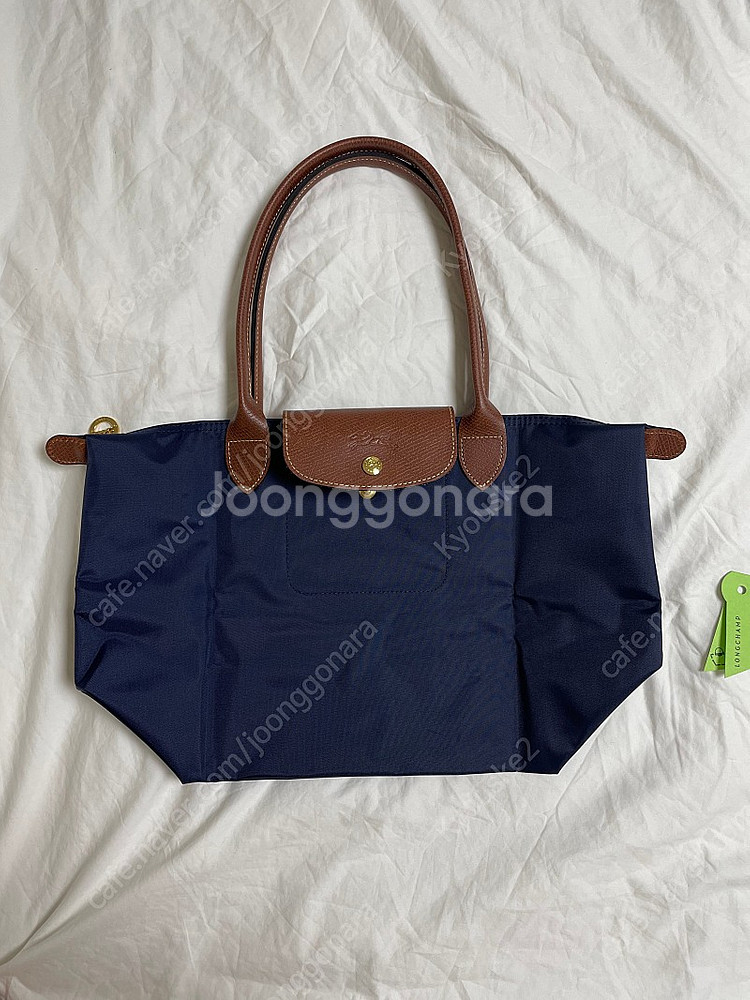 롱샴 르 플리아쥬 오리지날 숄더백 네이비 새상품--1