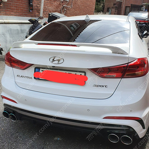 아반떼스포츠2017 듀얼가변배기머플러