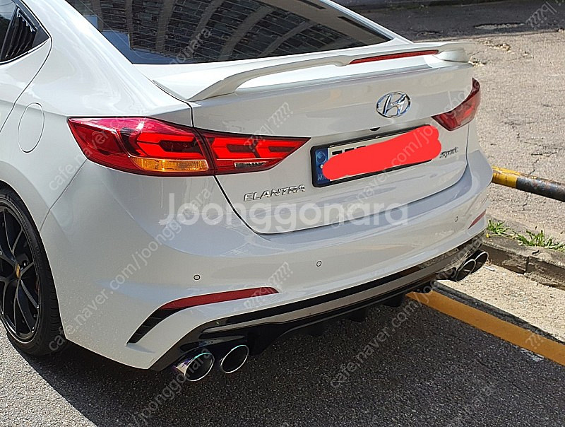 아반떼스포츠2017 듀얼가변배기머플러--1