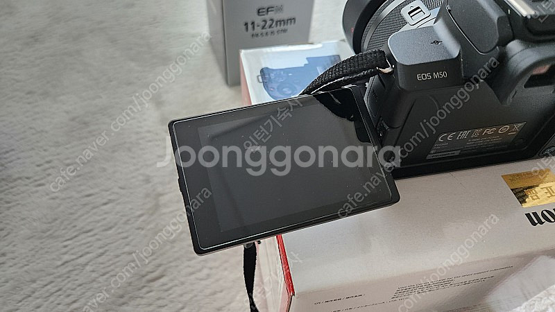 캐논 EOS-M50 번들렌즈킷 (15-45mm) + 11-22mm 광각렌즈 + 22mm 단렌즈--4