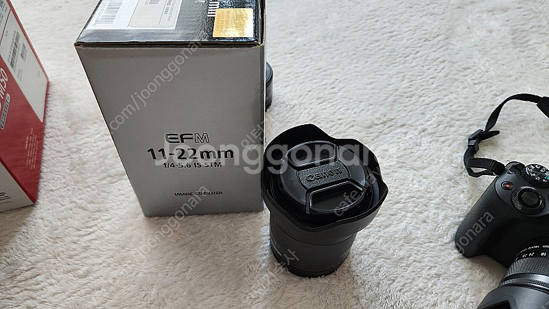 캐논 EOS-M50 번들렌즈킷 (15-45mm) + 11-22mm 광각렌즈 + 22mm 단렌즈--7
