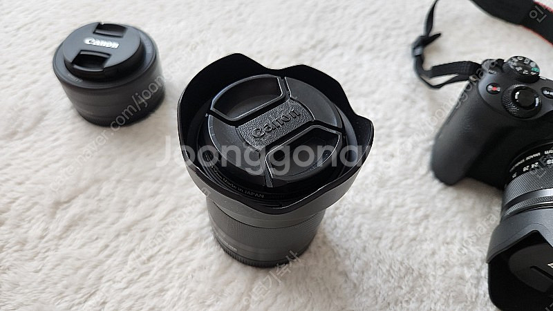 캐논 EOS-M50 번들렌즈킷 (15-45mm) + 11-22mm 광각렌즈 + 22mm 단렌즈--8