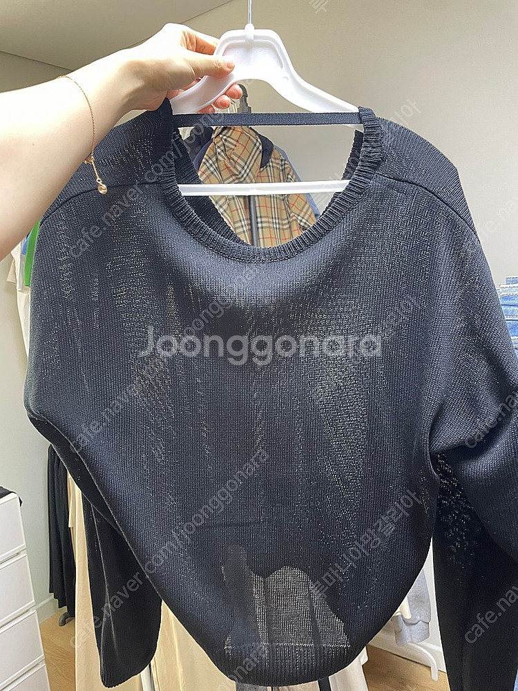 아뜨와 백리스 니트 블랙--2