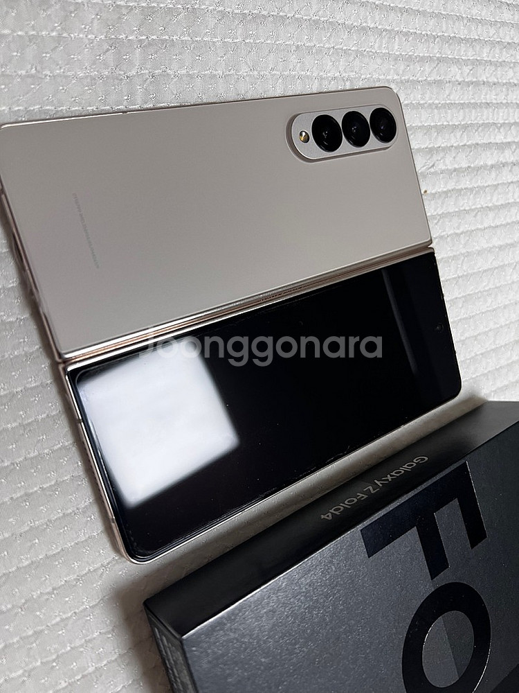 자급제 갤럭시 폴드4 베이지 256gb 사전예약 새상품...--1