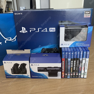 PS4 프로(7117b) 1TB 제트블랙 풀박 A급 판매합니다