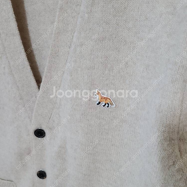 메종키츠네 가디건 베이지 L 판매합니다--3