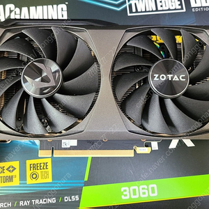 zotac rtx 3060 twin edge 12gb 팝니다