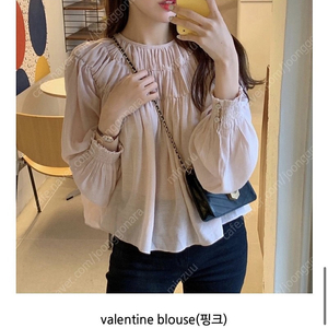 스키니피그 valentine blouse 발렌타인 블라우스