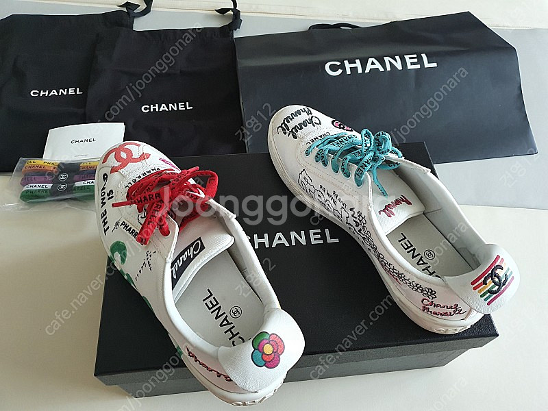 샤넬 신발 퍼넬 콜라보 한정판 정품--2