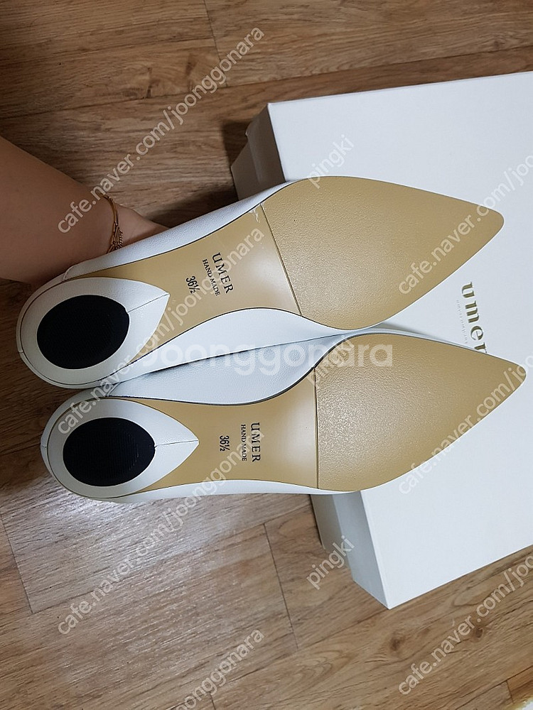 유메르 뾰족로퍼 크림색 235mm/1cm(새제품) 택포...--2