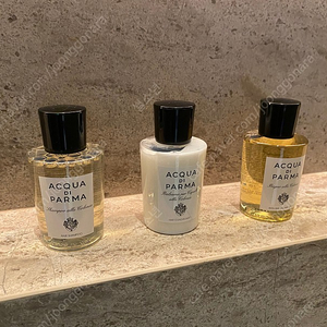 Acqua Di Parma 아쿠아디파르마 어메니티 세트, Chorpard 쇼파드 어메니티 세트 팝니다.