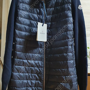 몽클레르 패딩 집업 가디건 네이비 스몰