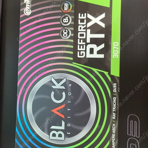 이엠텍 rtx 3070 블랙에디션