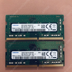 삼성 노트북 메모리 RAM 8G 2개 DDR4-2666
