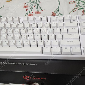 앱코 KN01 무접점 텐키리스 키보드 화이트 55g