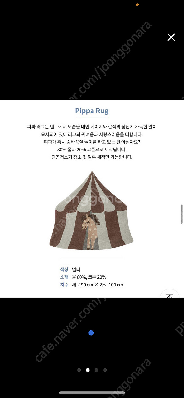 오이오이 회전목마 러그--1