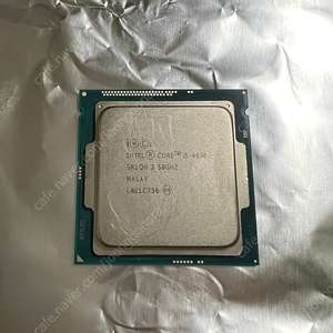 Intel CPU 4690 i5 3.50ghz 쿨러포함