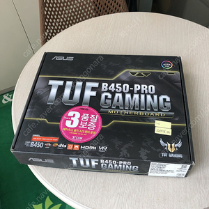 asus tuf b450 pro gaming 메인보드팝니다.